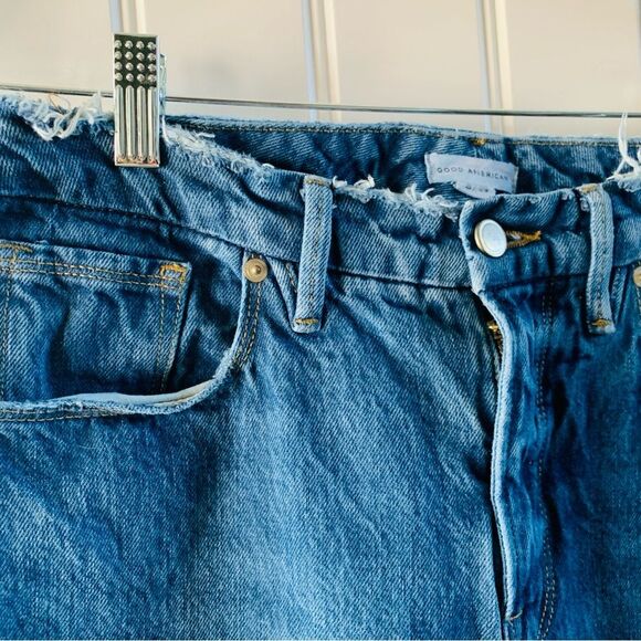 Good American Womens Good 90s Icon Jeans Straight Blue952 | Size 8/29 - Picture 4 of 8